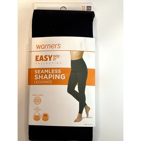 Warner's Women's Seamless Shaping Legging Black - L/XL - Picture 1 of 4